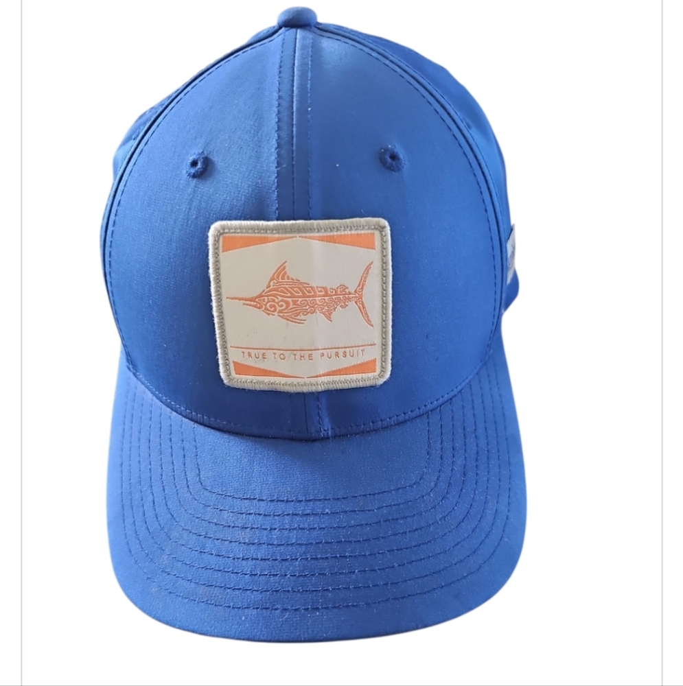 Columbia PFG Hat Cap Men's Blue Adjustable Strap Fishing Outdoors GUC